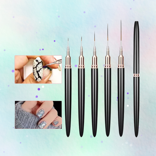 Nail Liner Brush Set 5pcs