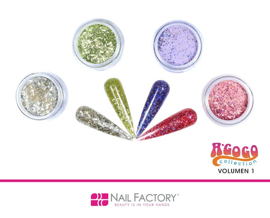 Collection "A GoGo" Acrylic Powder - Nail Factory