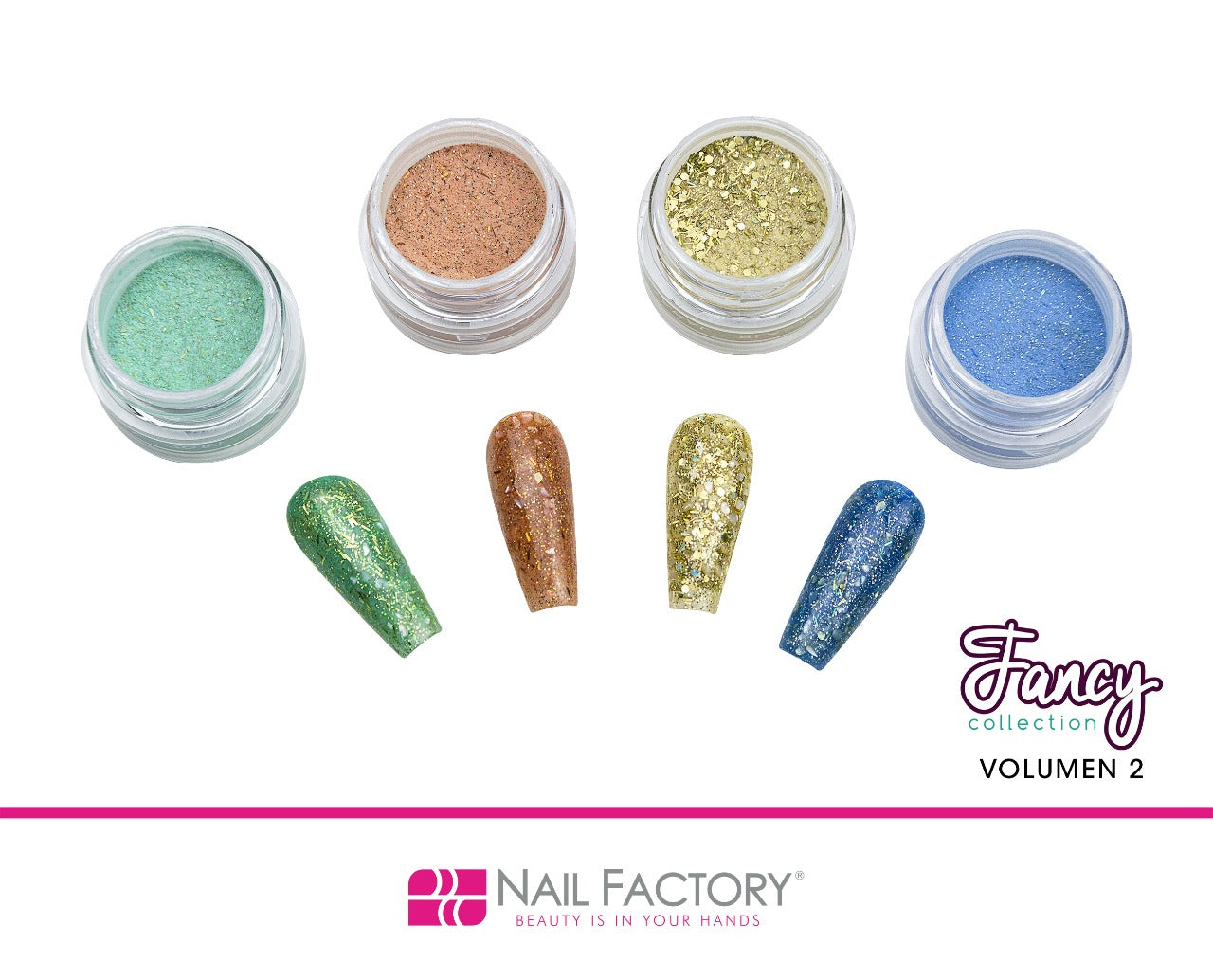 Collection "Fancy" Acrylic Powder - Nail Factory