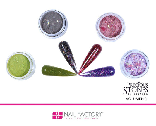 Collection "Precious Stones vol. 1" Acrylic Powder - Nail Factory