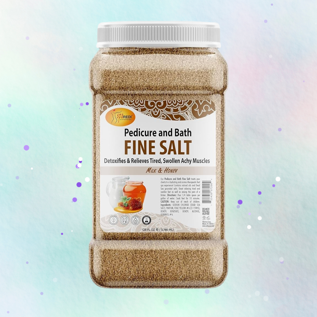 Pedi Bath Fine Salts 1 Gal. - Spa Redi