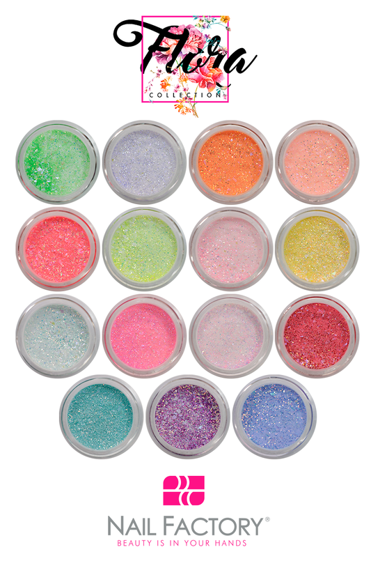 Collection "Flora" Acrylic Powder - Nail Factory